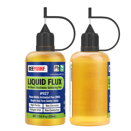 100ml/3.38oz BEEYUIHF 927 RMA No Clean Liquid Solder Flux Dropper for Soldering