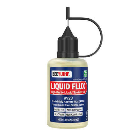 30ml/1oz BEEYUIHF 923 RMA No Clean Liquid Solder Flux Dropper for PCB Soldering