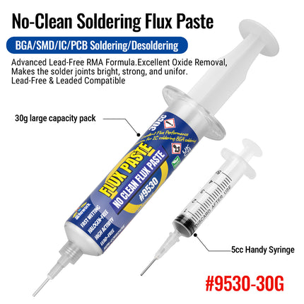 BEEYUIHF 30g ROSIN RMA Solder Flux Paste No Clean Smooth Flow Soldering Tool