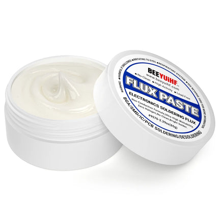 BEEYUIHF 9570 Rosin Soldering Paste Flux For Electronics, No Clean Flux for Circuit Boards Electrical Repairs and Copper Electrical Wire  (2.29oz Jar)  No Goopy Mess smooth solder joints with minimal effort No unpleasant odor