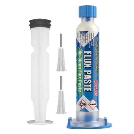 BEEYUIHF No-Clean Soldering Flux Paste, Smooth Flow Solder flux for Soldering, Electronics Flux Paste for PCB/IC/BGA/SMD Repairing DIY (10mL Syringe)  #8403