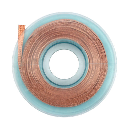 BEEYUIHF No Clean Desoldering wick Braid, No residue Solder wick Braid with Flux,  Solder Remover wire Kit, Cable Remover Tool Solder Sucker,w 0.10'' L 9.8' (Pack of 1Pcs) #NX942