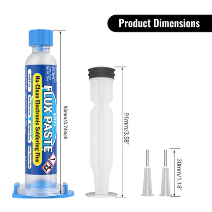 BEEYUIHF No Clean ROSIN Solder Flux Paste RMA Flux for Electronics 4PCS x 10mL