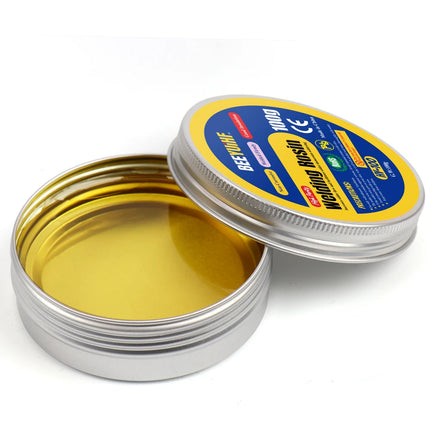 BEEYUIHF Solid Rosin Paste Flux, 100g welding Rosin,Soldering Flux, Solder Flux, for Soldering Iron Tip Cleaning/Repair/Soldering (3.52oz/100g)