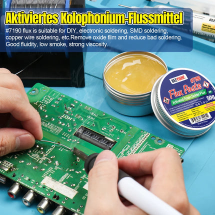BEEYUIHF Rosin Solder Flux Paste, Flux for Soldering for SMD BGA LED PCB IC CPU electronic repair & soldering  (1.76oz/50g)