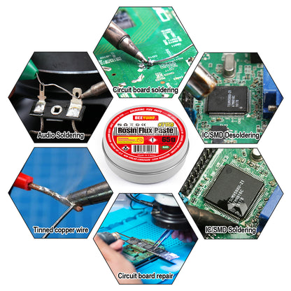BEEYUIHF Rosin Soldering Paste Flux For SMD PCB BGA Soldering & Repair electronics Soldering (2.29oz/65g)