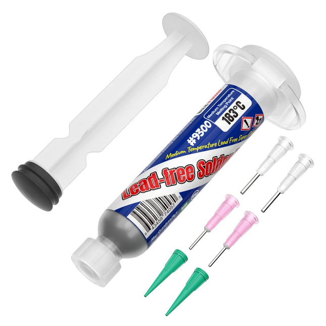 BEEYUIHF Solder Paste, Electronic Soldering Paste with Flux, Sn64 Bi35 Ag1 Lead-free SMD Solder Paste for PCB IC SMD LED BGA QFN SMT electronics (1.23oz/35g)