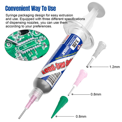 BEEYUIHF Solder Paste, Electronic Soldering Paste with Flux, Sn64 Bi35 Ag1 Lead-free SMD Solder Paste for PCB IC SMD LED BGA QFN SMT electronics (1.23oz/35g)