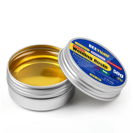 BEEYUIHF Soldering Tip Cleaning Kit Rosin Paste Flux and Soldering Tip Cleaner and 2 Pcs Brass Cleaning wire and 1 Pcs Holder and 5Pieces Sponge for Cleaning Solder Iron and Tips