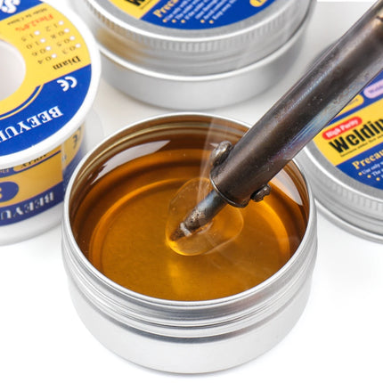 BEEYUIHF Solid Rosin Paste Flux, 50g welding Rosin,Soldering Flux, Solder Flux, for Soldering Iron Tip Cleaning/Repair/Soldering (1.76oz/50g)