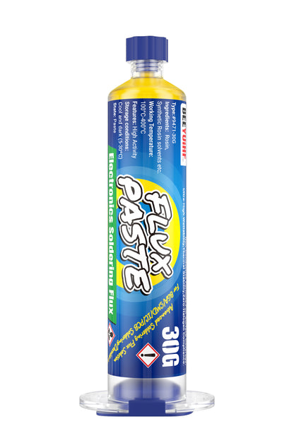 BEEYUIHF 9471 Soldering Flux For electronics Circuit Board Rework/Repair, No Clean Solder Paste Flux, Good Adhesion for Soldering Electrical Components (30g Syringe)