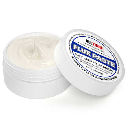 BEEYUIHF 9570 Rosin Soldering Paste Flux For Electronics, No Clean Flux for Circuit Boards Electrical Repairs and Copper Electrical Wire  (2.29oz Jar)  No Goopy Mess smooth solder joints with minimal effort No unpleasant odor