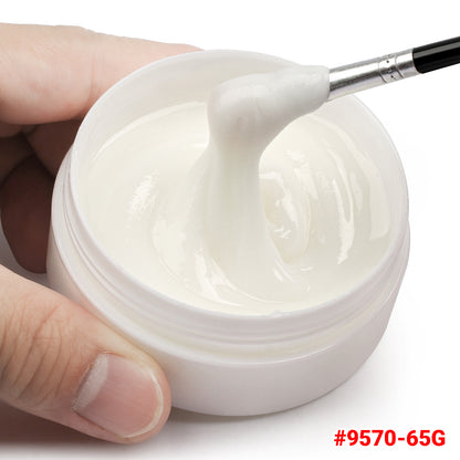 BEEYUIHF 9570 Rosin Soldering Paste Flux For Electronics, No Clean Flux for Circuit Boards Electrical Repairs and Copper Electrical Wire  (2.29oz Jar)  No Goopy Mess smooth solder joints with minimal effort No unpleasant odor