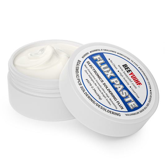 BEEYUIHF 9570 Rosin Soldering Paste Flux For Electronics, No Clean Flux for Circuit Boards Electrical Repairs and Copper Electrical Wire  (2.29oz Jar)  No Goopy Mess smooth solder joints with minimal effort No unpleasant odor