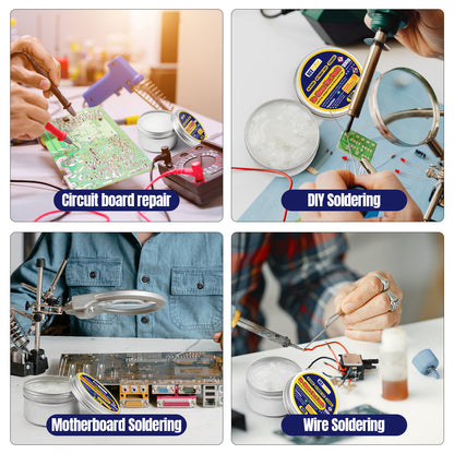 BEEYUIHF Rosin Paste Flux For Soldering Iron Tip, Lead-Free, No-Clean Solder Flux, Rosin Soldering Flux Paste, Soldering Product 1.76oz/50g