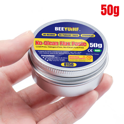 BEEYUIHF Rosin Paste Flux For Soldering Iron Tip, Lead-Free, No-Clean Solder Flux, Rosin Soldering Flux Paste, Soldering Product 1.76oz/50g