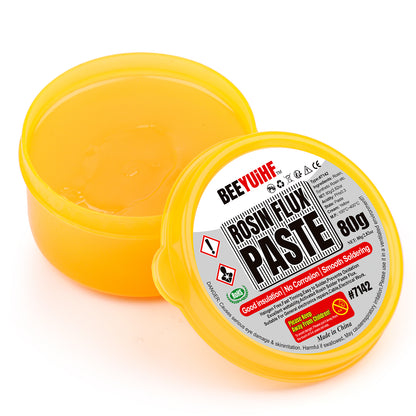 BEEYUIHF Solder Flux Paste, Lead Free Rosin Soldering Paste Flux for Electronics, SMD Electrical Soldering Flux, for PCB LED IC CPU #7142 (N.W. 2.82oz/80g)
