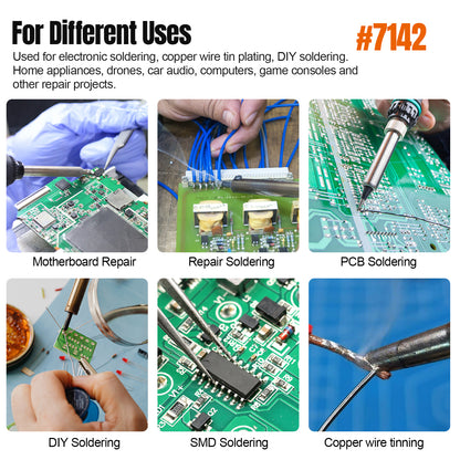 BEEYUIHF Solder Flux Paste, Lead Free Rosin Soldering Paste Flux for Electronics, SMD Electrical Soldering Flux, for PCB LED IC CPU #7142 (N.W. 2.82oz/80g)