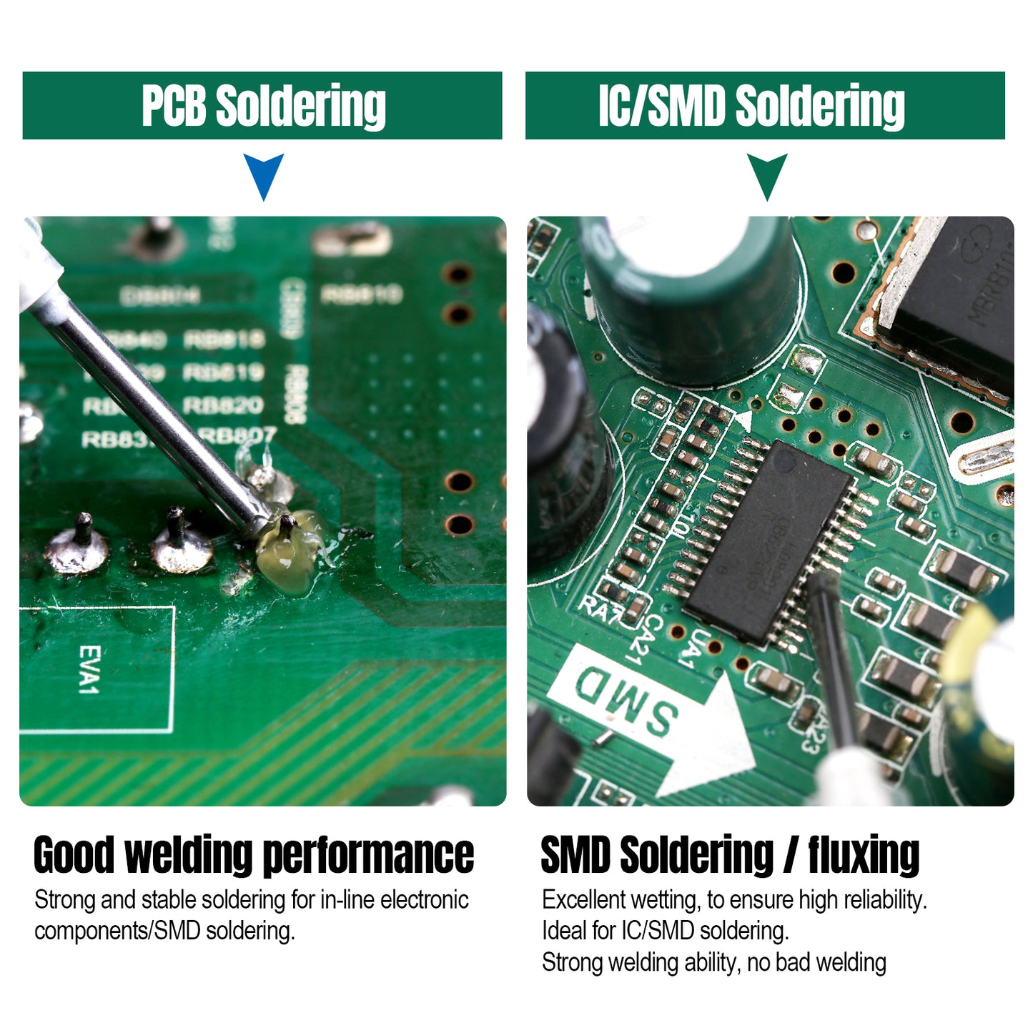 BEEYUIHF Rosin Solder Flux Paste, Flux for Soldering for SMD PCB IC LED CPU BGA Electronics Soldering and Soldering (10mL Syringe)  #7500