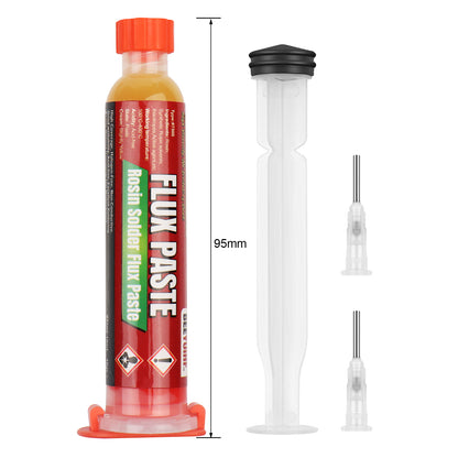 BEEYUIHF Rosin Solder Flux Paste, Flux for Soldering for SMD PCB IC LED CPU BGA Electronics Soldering and Soldering (10mL Syringe)  #7500