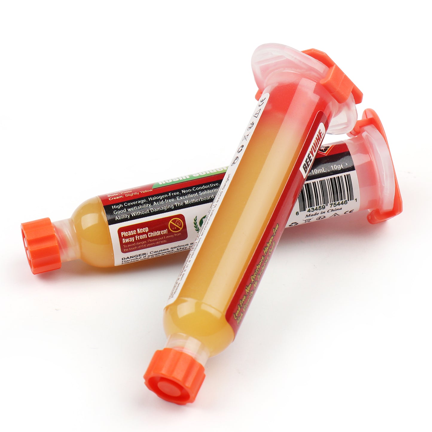 BEEYUIHF Rosin Solder Flux Paste, Flux for Soldering for SMD PCB IC LED CPU BGA Electronics Soldering and Soldering (10mL Syringe)  #7500