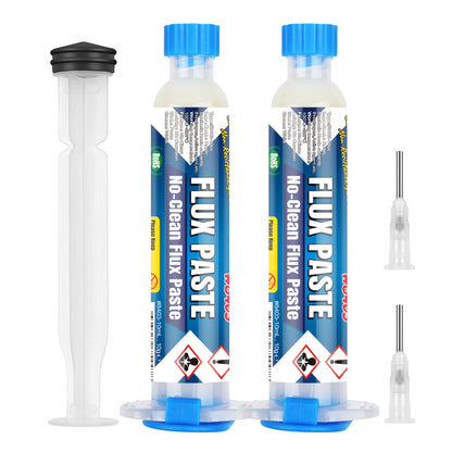 BEEYUIHF No-Clean Soldering Flux Paste, Smooth Flow Solder flux for Soldering, Electronics Flux Paste for PCB/IC/BGA/SMD Repairing DIY (10mL Syringe)  #8403