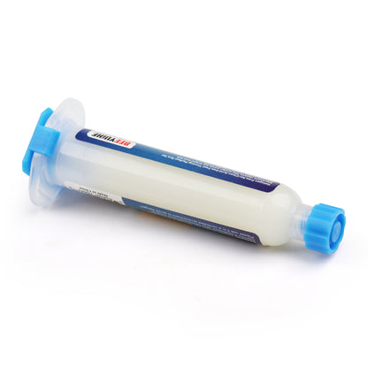 BEEYUIHF No-Clean Soldering Flux Paste, Smooth Flow Solder flux for Soldering, Electronics Flux Paste for PCB/IC/BGA/SMD Repairing DIY (10mL Syringe)  #8403