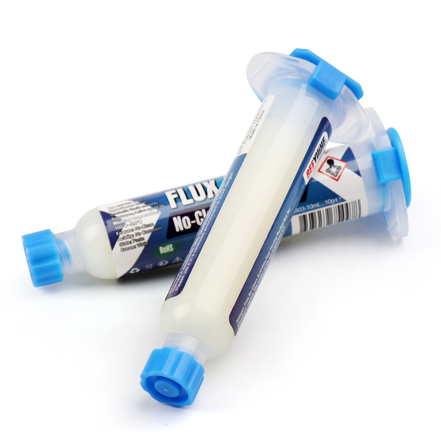 BEEYUIHF No-Clean Soldering Flux Paste, Smooth Flow Solder flux for Soldering, Electronics Flux Paste for PCB/IC/BGA/SMD Repairing DIY (10mL Syringe)  #8403