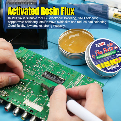 BEEYUIHF Rosin Solder Flux Paste, Flux for Soldering for SMD BGA LED PCB IC CPU electronic repair & soldering  (1.76oz/50g)