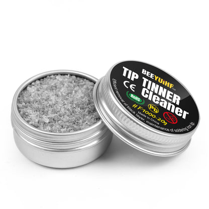 BEEYUIHF Soldering Iron Tip Cleaner, Lead Free Oxidation Cleaning Paste, Refresher Tip Tinner Flux, Soldering Tip Cleaning (0.56oz/16g)