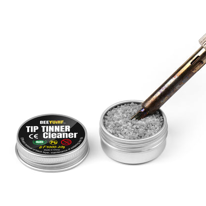 BEEYUIHF Soldering Iron Tip Cleaner, Lead Free Oxidation Cleaning Paste, Refresher Tip Tinner Flux, Soldering Tip Cleaning (0.56oz/16g)