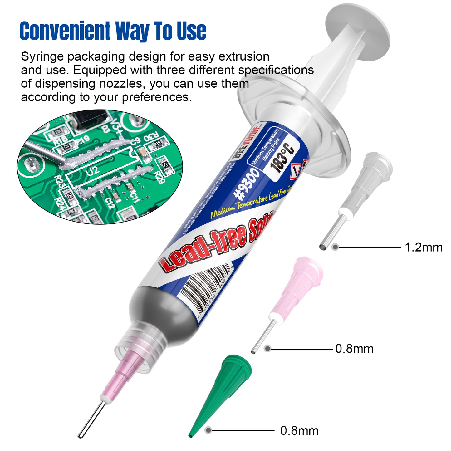 BEEYUIHF Solder Paste, Electronic Soldering Paste with Flux, Sn64 Bi35 Ag1 Lead-free SMD Solder Paste for PCB IC SMD LED BGA QFN SMT electronics (1.23oz/35g)