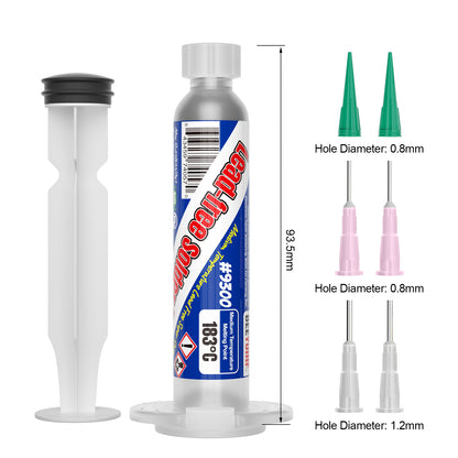 BEEYUIHF Solder Paste, Electronic Soldering Paste with Flux, Sn64 Bi35 Ag1 Lead-free SMD Solder Paste for PCB IC SMD LED BGA QFN SMT electronics (1.23oz/35g)